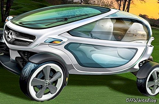 A Mercedes bemutatta a luxus koncepció golfkocsiját