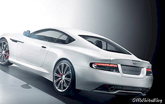 2014 Aston Martin DB9 süsinikvalge