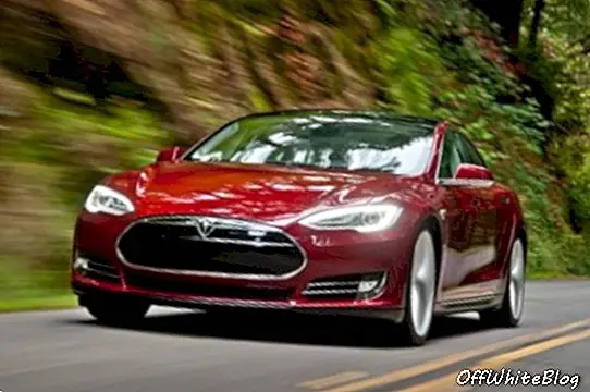 Tesla Model S-foto uit 2012