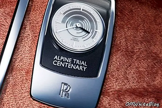 Rolls-Royce Ghost Alpine Trial Centenary clock