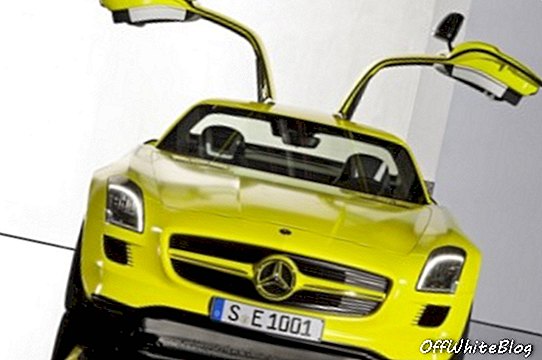 A Mercedes-Benz SLS AMG E-Cell