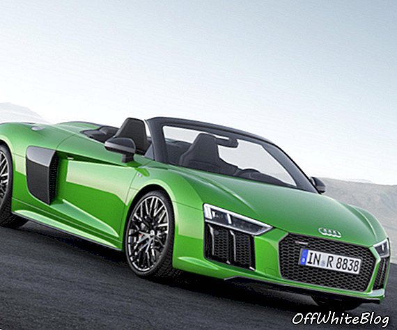 O carro esportivo mais rápido da Audi: o R8 Spyder V10 Plus é mais leve e mais poderoso