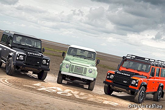 Land Rover lanserar tre jubileumsupplag Defenders