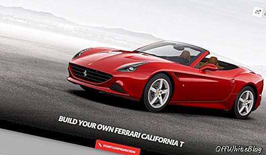 Налаштуйте новий Ferrari California T в Інтернеті