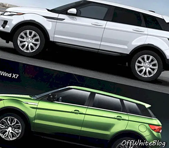 Range Rover Evoque-sammenligning
