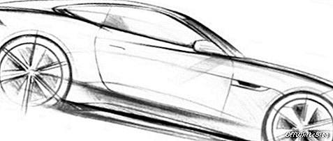 Jaguar slipper den første skissen av C-X16-konseptet