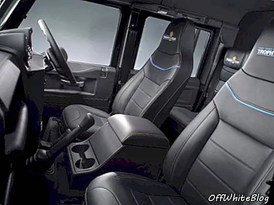 Land Rover interior Rugby World Cup Defender