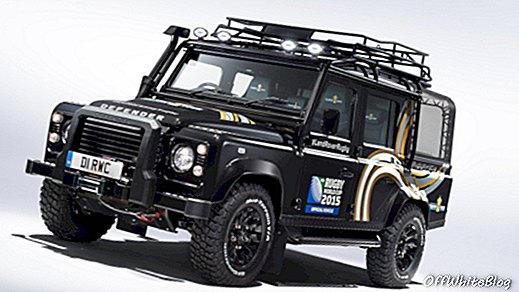 Land Rover onthult Rugby World Cup Defender