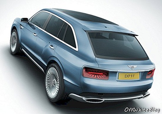 Bentley EXP 9 F Concept -maasto takaisin