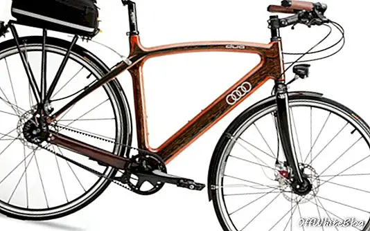 Audi vend un vélo à cadre en bois