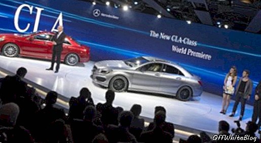 Detroito „Mercedes-Benz CLA“ automobilių paroda