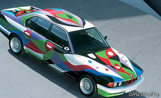 BMW Art Car Сезара Манрике: BMW 730i 1990 года