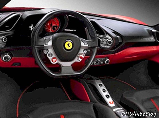 Unutrašnjost Ferrarija 488 GTB