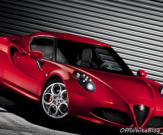 Alfa Romeo 4C 쿠페 : 진정한 수동 드라이브처럼 다루는 자동 슈퍼카