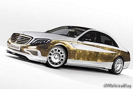 Este Mercedes está cubierto de oro real