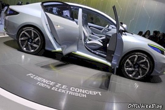 Renault conceito carro elétrico Fluence