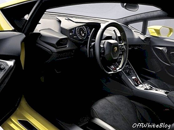 Lamborghini Huracan interiør