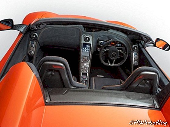 McLaren 650S Spider -sisustus