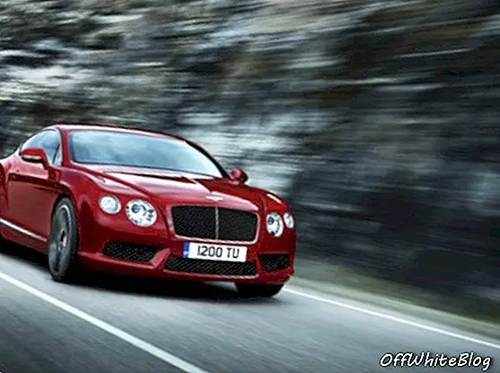 Bentley Continental GT V8 สีแดง