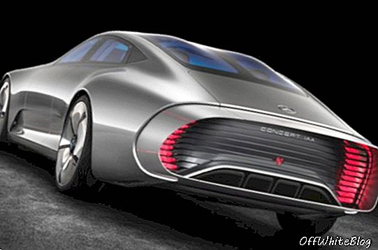 A Mercedes IAA Concept hátsó része