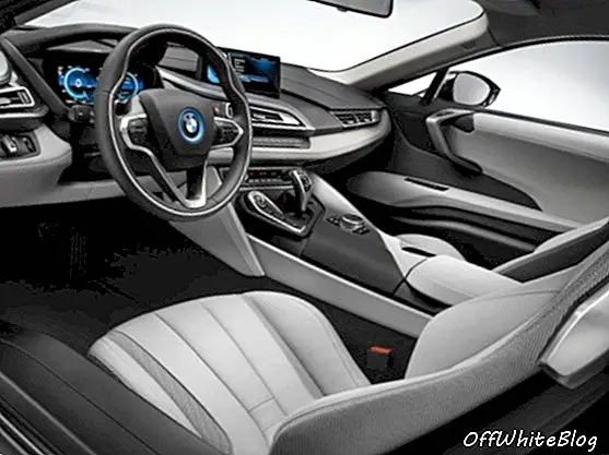 2014 BMW i8 belső tér