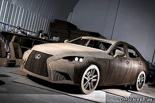 Lexus odkril neverjeten avtomobil v origami celotne velikosti