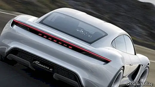 Porsche Mission E Concept tilbage