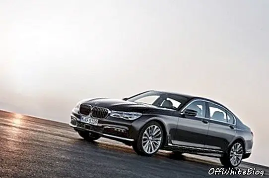 BMW 7 מכונית יוקרה מסדרת 7 של 2016