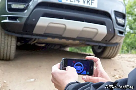  smartphone-gestuurde Range Rover Sport