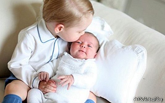 La principessa Charlotte con il principe Giorgio