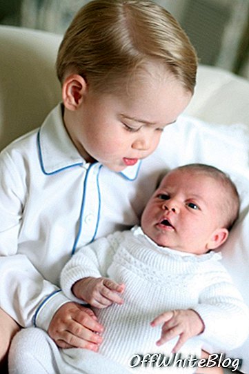 Prinsesse Charlotte med prins George
