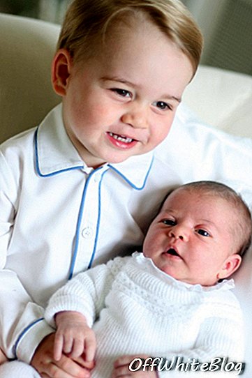 La principessa Charlotte con il principe Giorgio