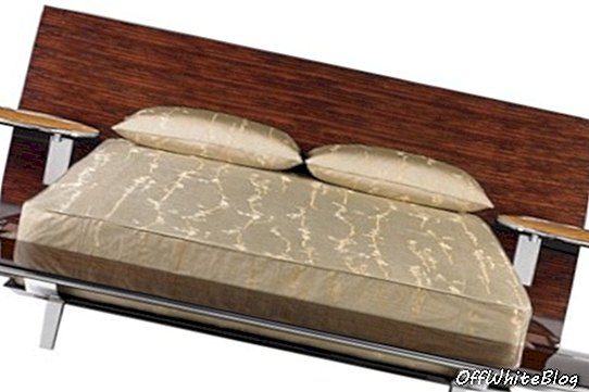 Drewniane łóżko Ziricote