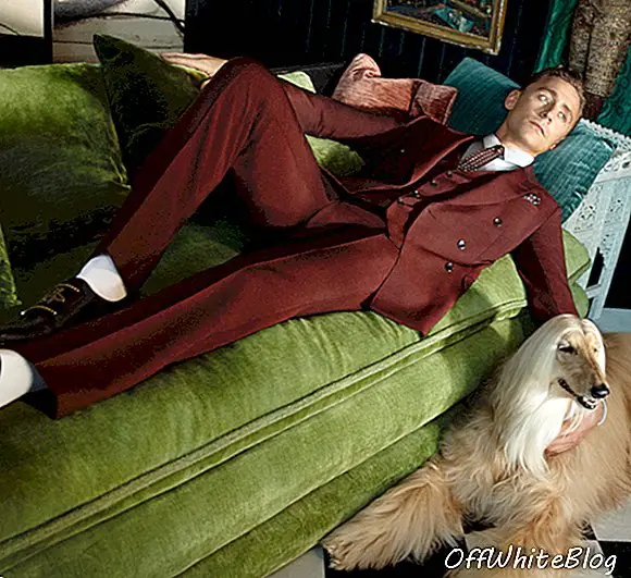 Tomo Hiddlestono fronto naujoji „Gucci“ kampanija