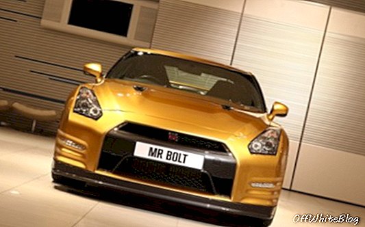 Usain Bolt Gold Nissan GT-R