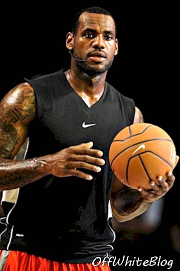 Amerikaanse basketball superster LeBron James