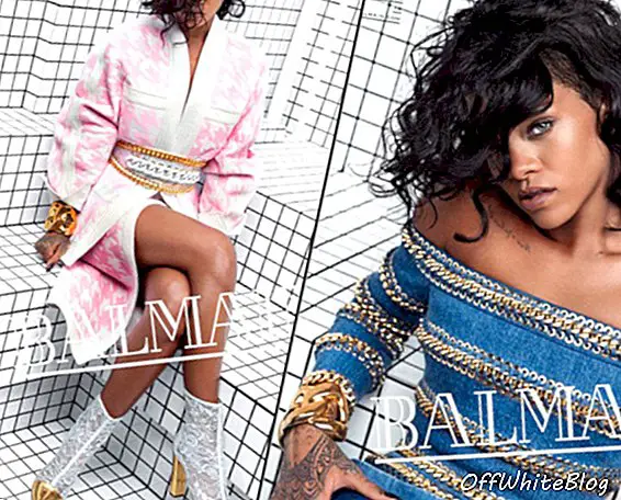 Rihanna pro Balmain