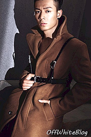 Louis Vuitton vlněný kabát, vlněné kalhoty