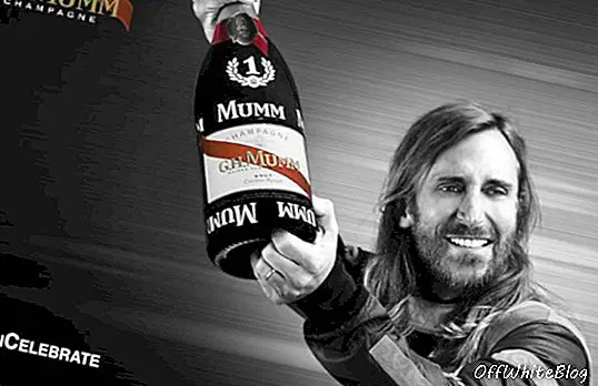 Mumm шампанско подслушва Дейвид Guetta за одобрение