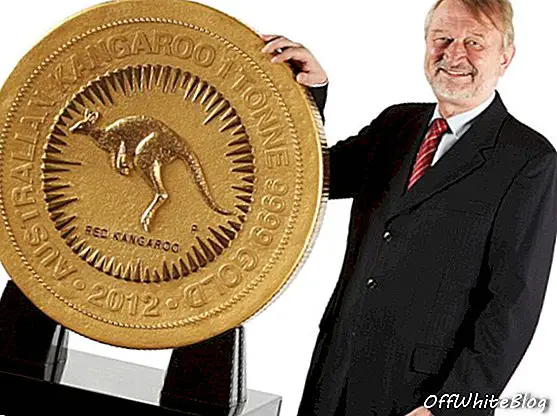 L'Australia presenta la più grande moneta d'oro del mondo