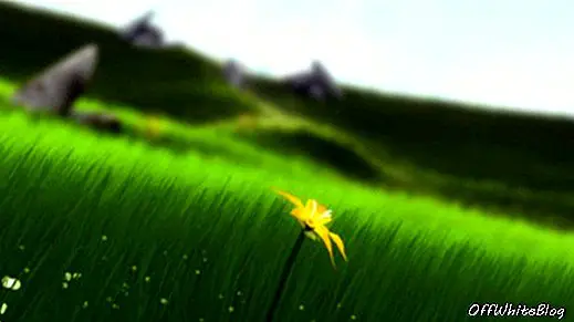บุปผา Flower 'ใน PlayStation 3 ของ Sony
