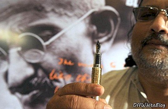 Le stylo du Mont Blanc Gandhi suscite des critiques en Inde