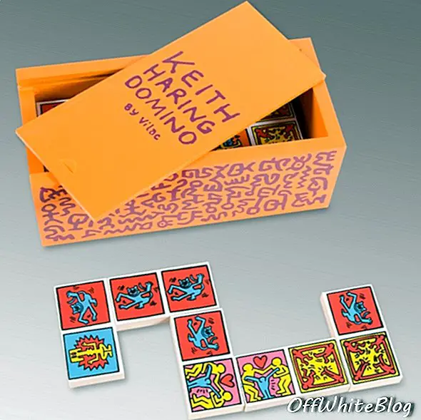 Keith Haring Domino Set av Vilac