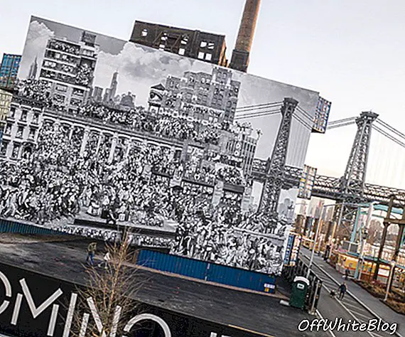 The Chronicles of New York: En forbløffende 53-fods højt vægmaleri af JR