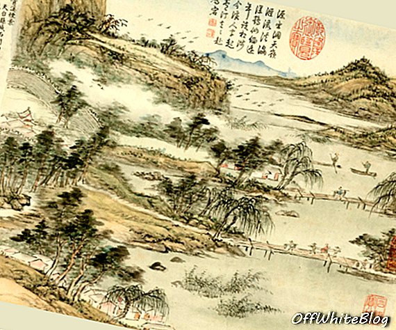 Ett mästerverk av kejsaren Qianlongs favoritmålare till auktion av