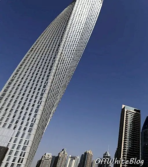 Dubai csavart torony