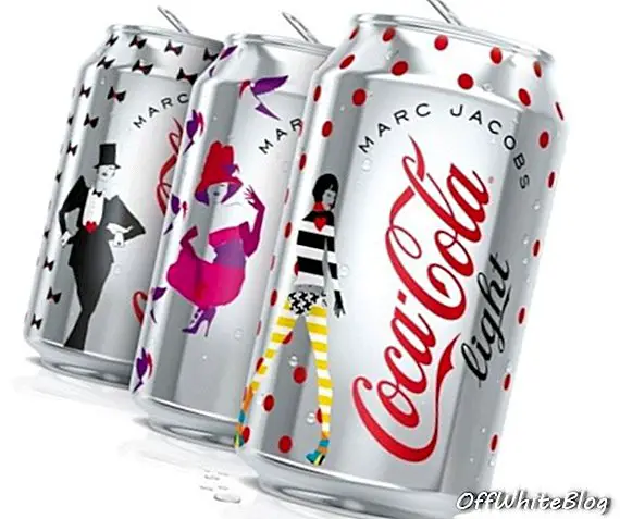 Latas de Coca-Cola Light de edición limitada de Marc Jacobs