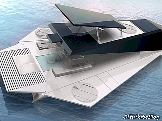 Yacht en origami par Prototipi Design