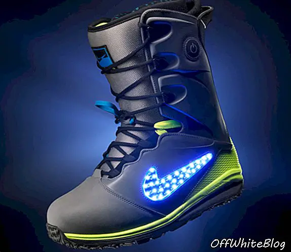 Nike lança botas de snowboard LED