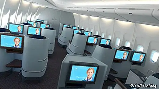 KLM dezvăluie noua cabină World Business Class